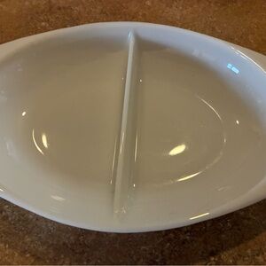 Pyrex White Divided Serving Dish